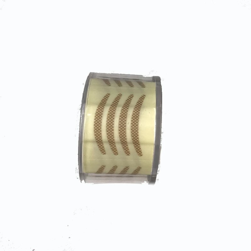 Malla de encaje de gasa para párpados, pegatina Invisible de doble pliegue, cinta adhesiva para párpados, transparente, 1 unidad