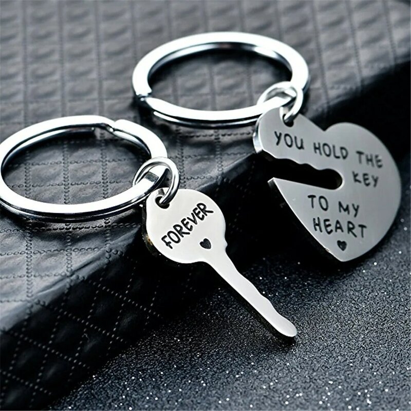 Personalizado, presentes de casal para namorado e namorada-você segura a chave para o meu coração