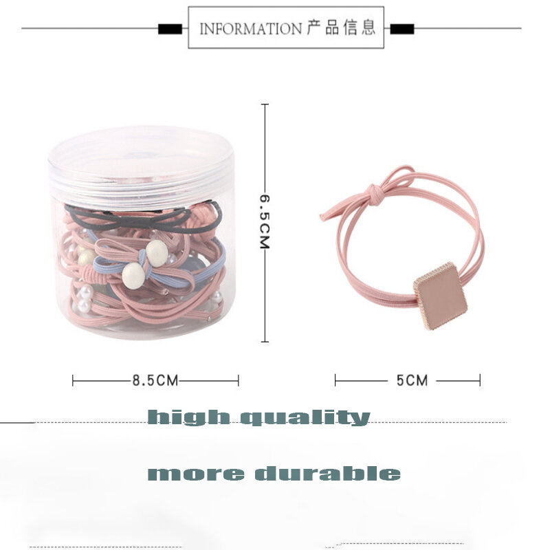 Nœuds de cheveux, 12 pièces, accessoires pour filles, couvre-chef, queue de cheval, perle, coréen, mignon, Kawaii, 2022
