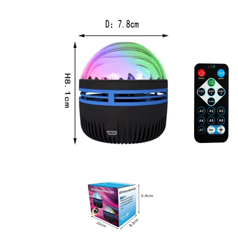 Rechargeable Northern Lights Star Projector Night Light Galaxy LED Projector Light for Kids Bedroom Home Party Decoration