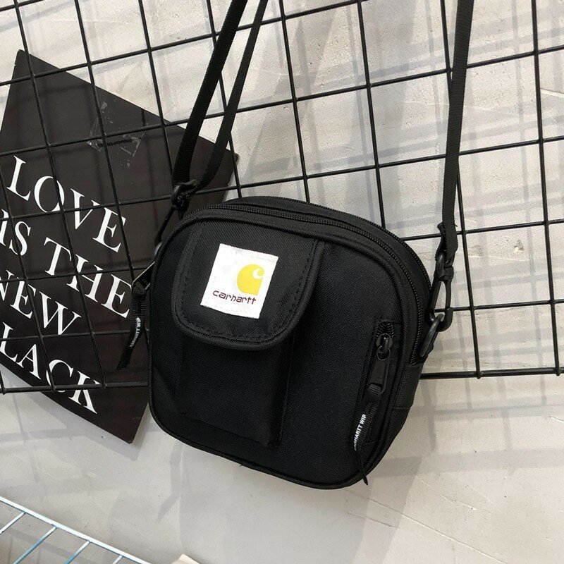 Сумка-мессенджер Carhartt для мужчин и женщин, модная квадратная сумочка на плечо со съемным ремешком, маленький мессенджер через плечо, Портат...