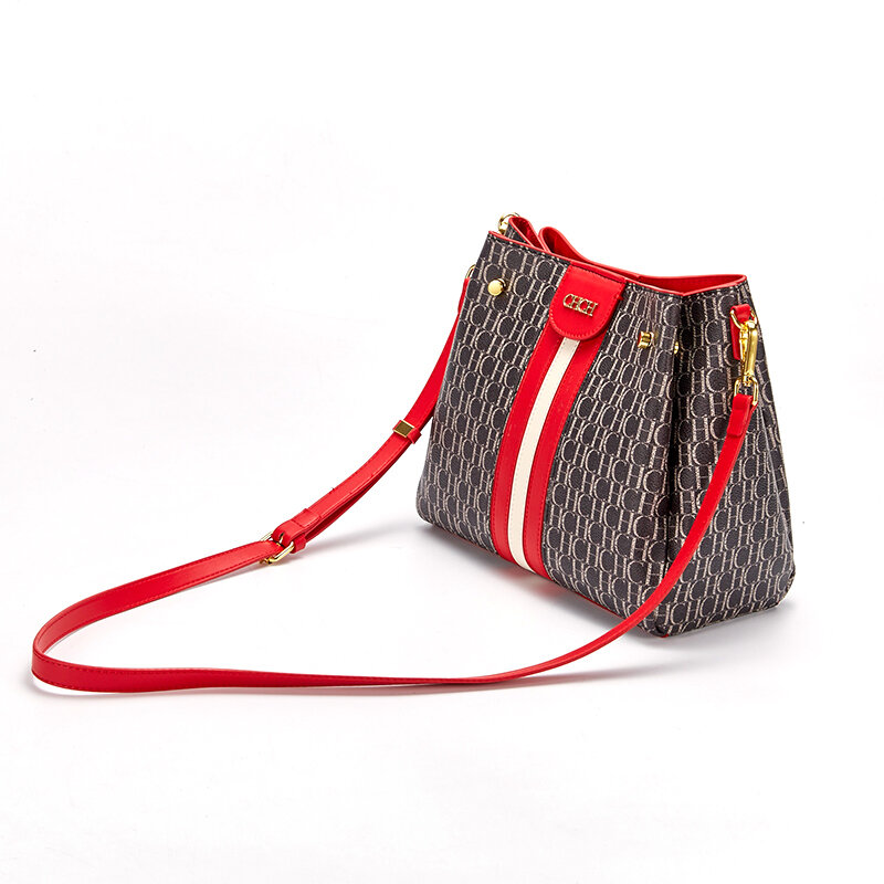 2021 nuova borsa a tracolla moda cuciture Wild Messenger marca femminile Tote Bag borsa a secchiello in PVC borsa da donna