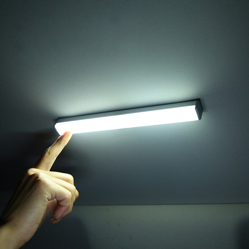 LED Under Cabinet Light Motion Sensor Closet Light with Adhesive Magnetic DC5V USB Charging Night Light for Car Wardrobe Hallway
