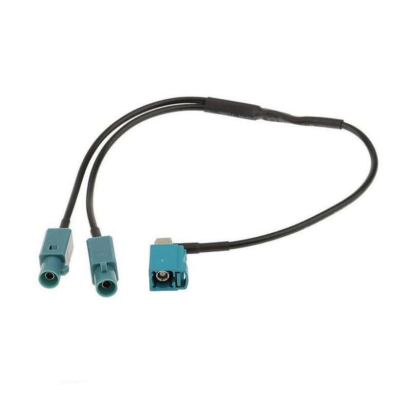 One Fakra Female To Two Fakra Male Conversion Cable Radio Antenna Amplifier Adapter Connector Universal