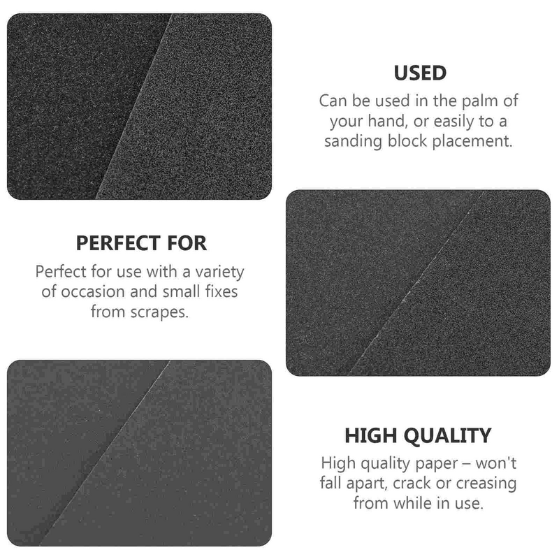 42 Pcs 120 to 3000 Grit Assorted Wet and Dry Sandpaper Sanding Paper Sheets for Automotive Bows Sleek Finishing Wood Furniture