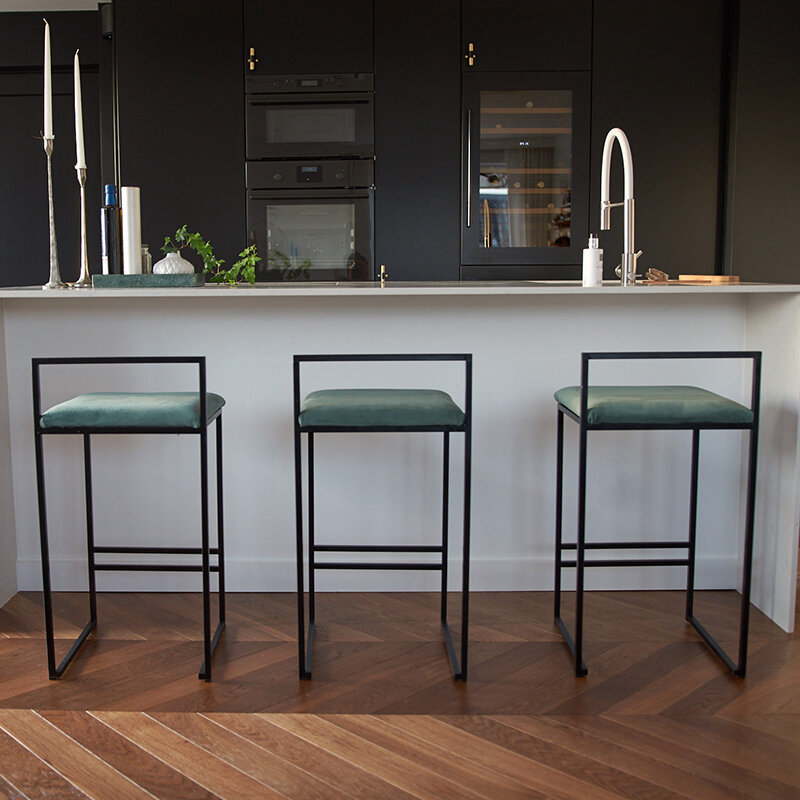 Nordic stołek barowy nowoczesne proste minimalistyczne krzesło barowe restauracja salon meble dostosowane osobowość wysokie krzesło