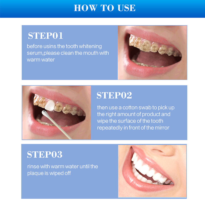 Dentes branqueamento limpeza oral esmalte restauração frescura da respiração cigarro dentes mancha removedor de branqueamento