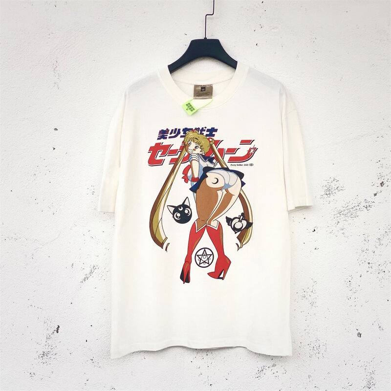 2022 männer Anime Cartoon Gedruckt T-Shirt Hip Hop Streetwear T Hemd Harajuku Baumwolle Casual Sommer T-shirt Kurzarm Tops Tees