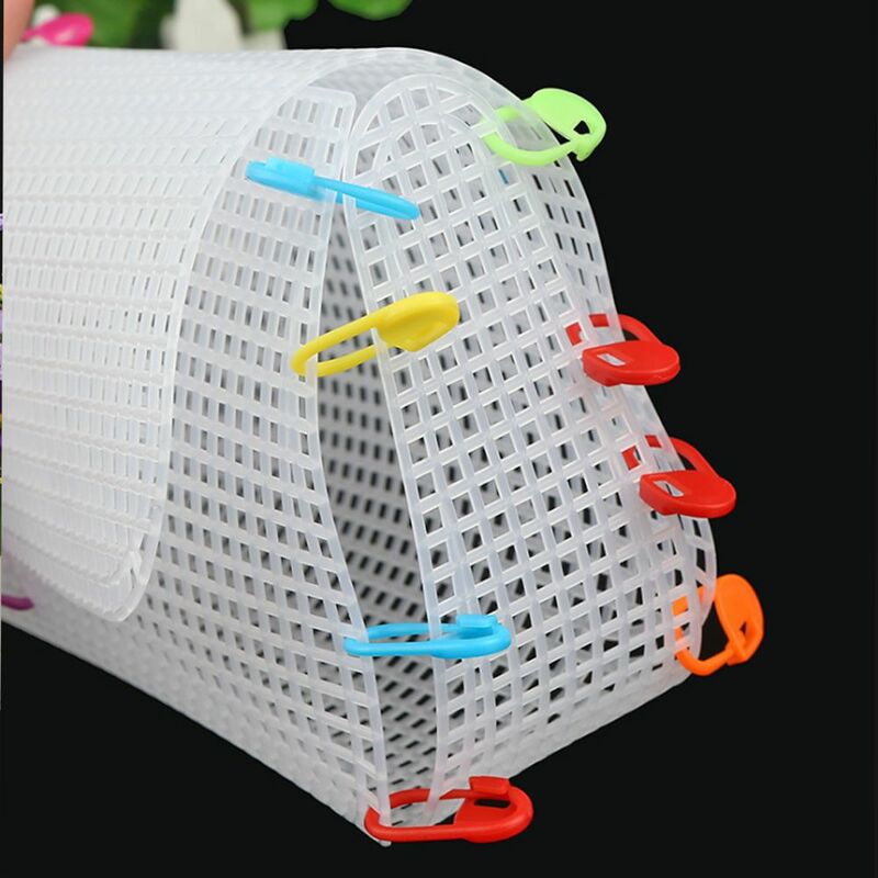 شبكة هوك الحرف مزلاج هوك أكياس الحرفية DIY بها بنفسك موضوع هوك البلاستيك شبكة القماش هوك أكياس حقيبة البساط