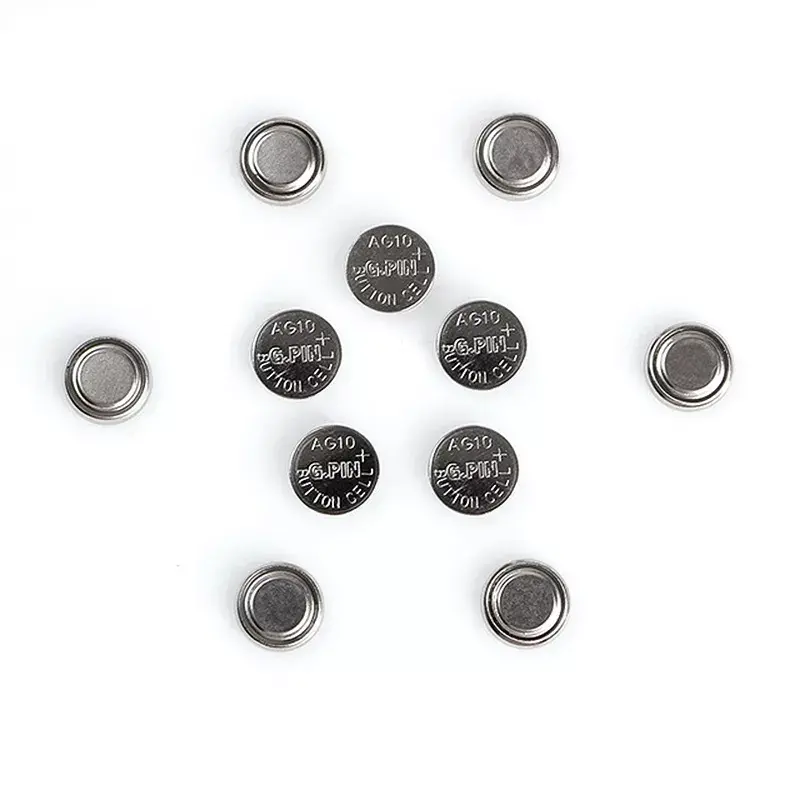 Piles bouton AG10 pour montres, jouets, télécommandes, appareils photo numériques, 10 pièces