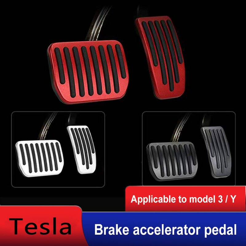 For Tesla Model 3 Model Y Car Foot Pedal Pads Covers Accessories Brake Rest accelerator pedal Protect Model Y 2022 2021