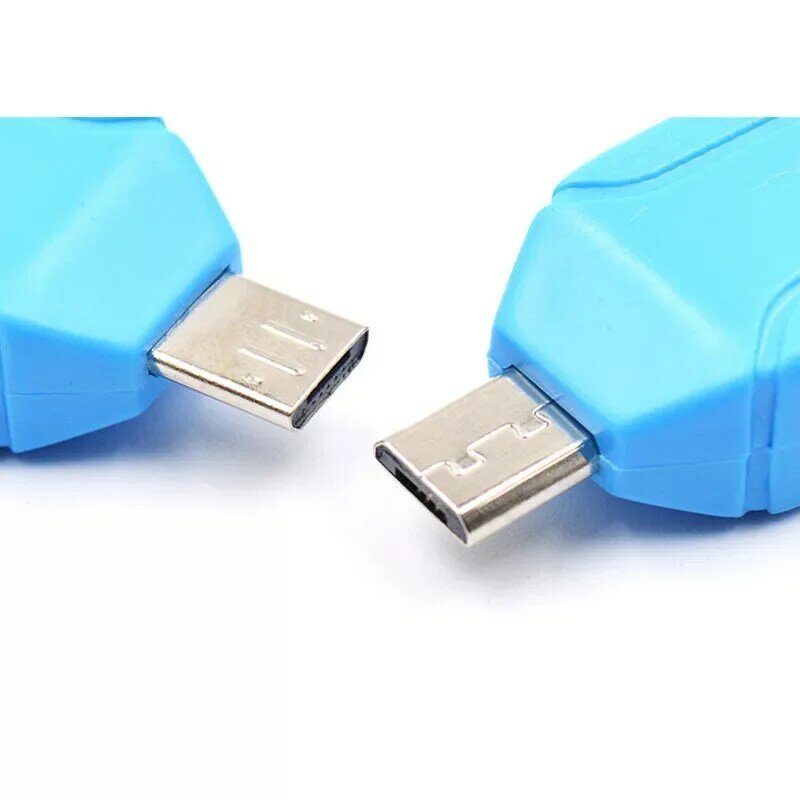 Nuevo lector de tarjetas Micro USB 2 en 1 OTG de alta velocidad Universal tarjeta OTG TF/SD para cabezales de extensión de computadora Android