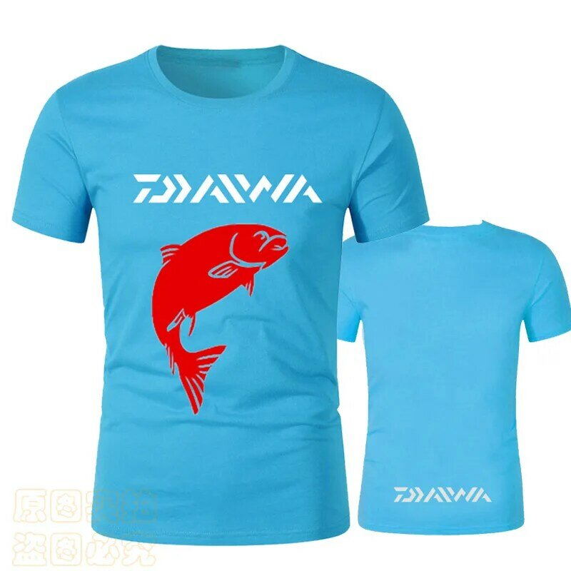 2021 Мужская футболка для рыбалки, мужская спортивная дышащая рубашка для активного отдыха, рыбалки, Походов, Кемпинга, быстросохнущая летняя...