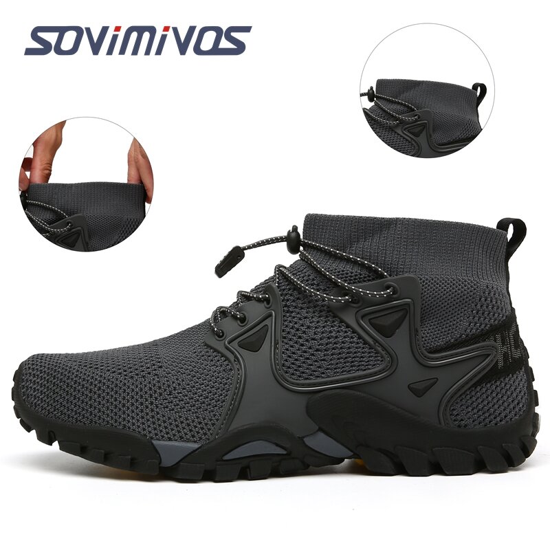 Zapatillas de Trail Runner minimalistas para hombre y mujer, calzado de entrenamiento cruzado para correr, inspirado en Barefoot, caja de punta ancha