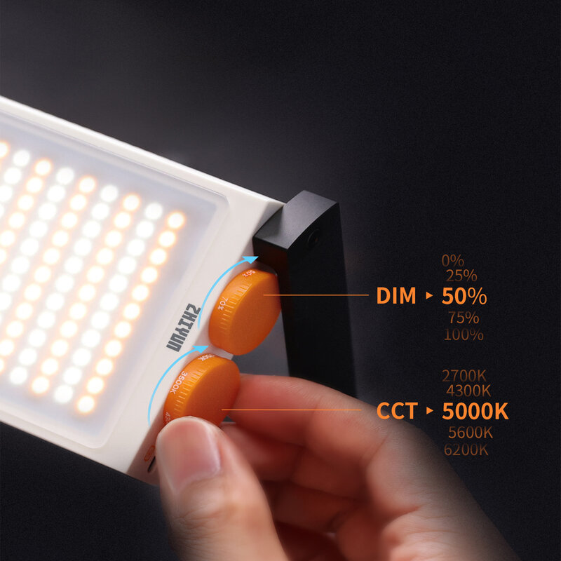 ZHIYUN-Lumière vidéo portable M40 40, 40W, 14000 Lux, 320g LED, lumière de remplissage prometteuse Tiktok, éclairage de photographie