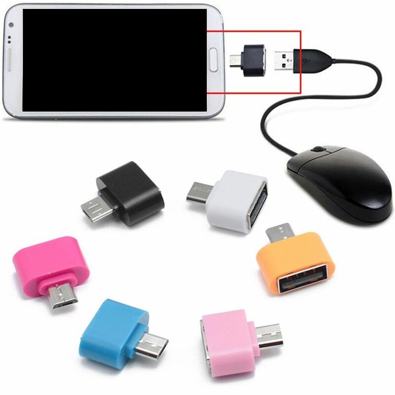 Mini OTG adaptateurs téléphone portable tablette lecteur de carte Micro USB Flash souris clavier extensions