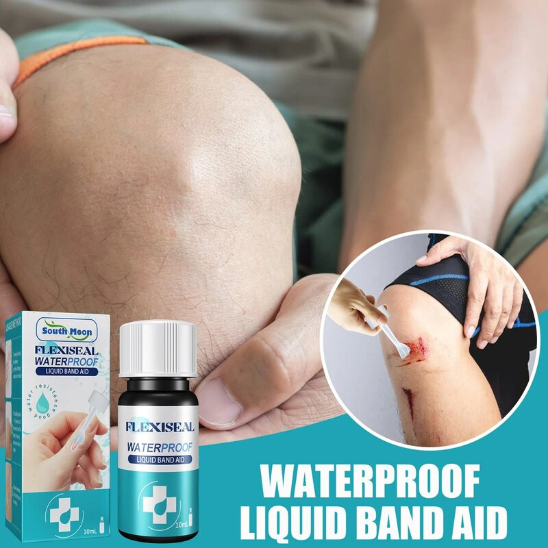 First Aid Liquid Bandage Waterproof Liquid Dressing Transparent Wound Dressing Protective Skin  For Scrapes And Minor
