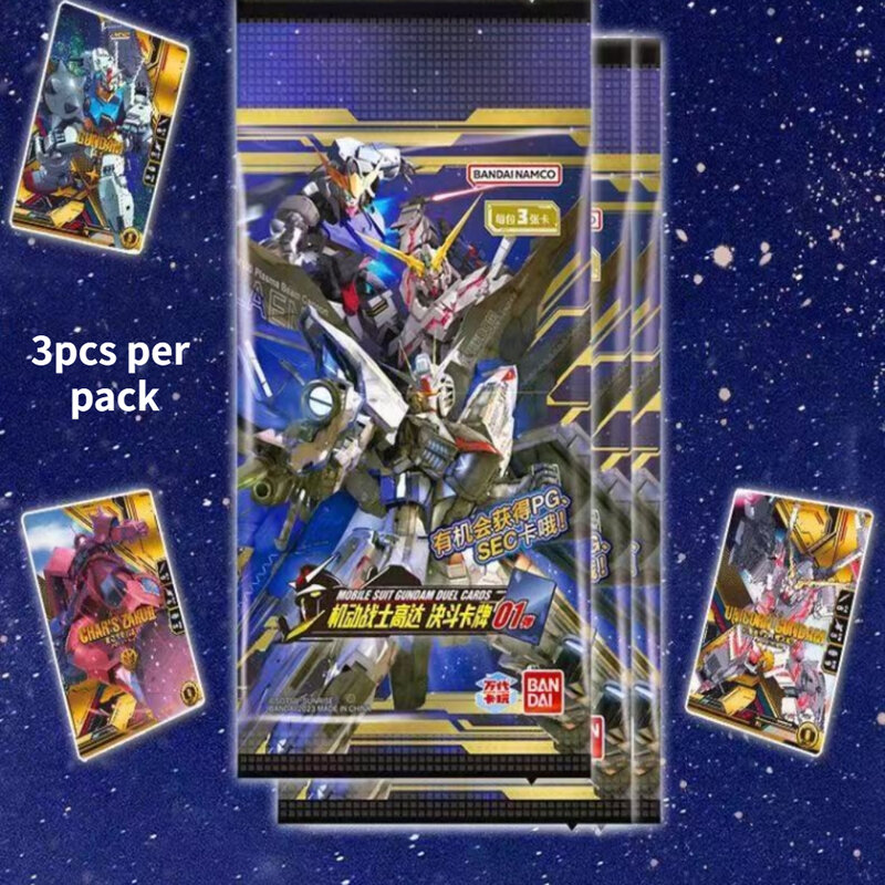 بانداي حقيقية GUNDAM مبارزة بطاقة 01 قنبلة يمكن استخدامها كبطاقة جمع تقديم نادرة لمعارك تنافسية البدلة المتنقلة Gundam
