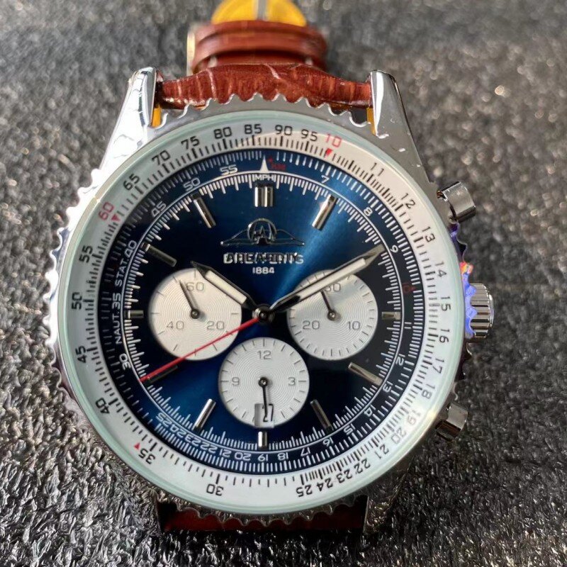High Brand Navitimer 70th Anniversary Collection Watch for Men Reloj Hombre Relogio Masculino Leather Strap Quartz Smart Watches