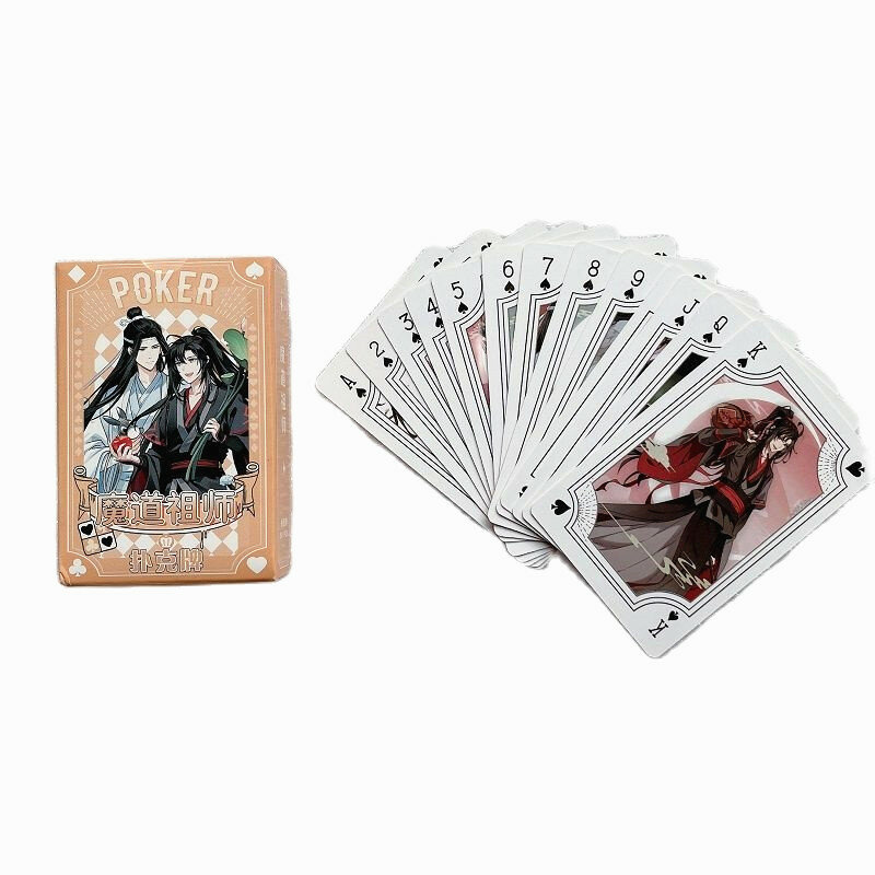 大人のための漫画のポーカーカード,54枚/ゲーム,悪魔の栽培のグランドマスター,カードコレクションmo dao zu shi