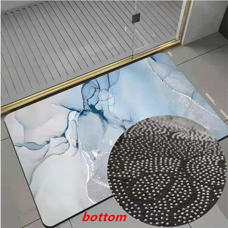 Napa-alfombrilla de secado rápido para decoración del hogar, alfombrilla de baño de alta calidad, variedad de estilos, para baño y ducha, 2022