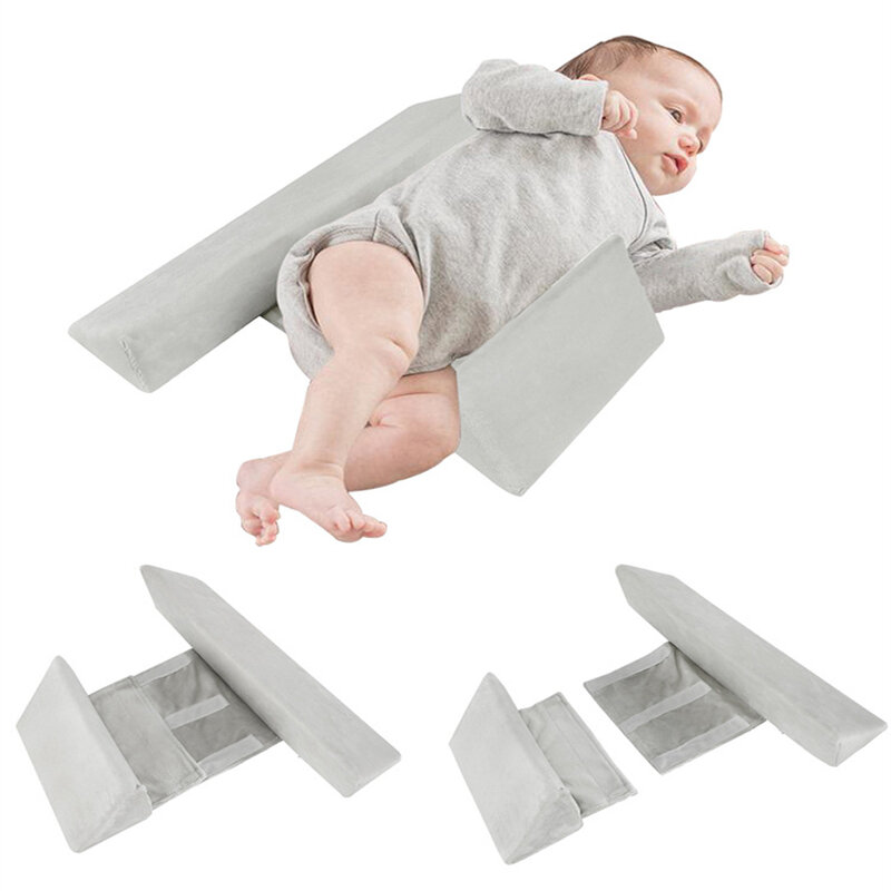 Multifunctional หมอนทารกแรกเกิด Side Sleeping หมอน Anti-Offset Head ล้างทำความสะอาดได้ Shaping หมอนสำหรับ0-6เดือน