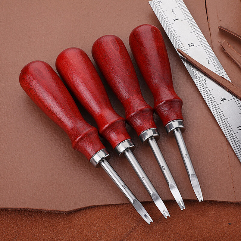 Borda skiving/polimento de couro afiado diy artesanato beveller borda beveler belt maker ferramentas de couro de aço carbono alto
