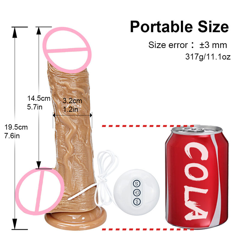 Realistic Huge Dildo Vibrator for Woman Suction Cup Soft Silicone Vagina Simulation Big Penis Anal Adults Sex Toy for Women Shop