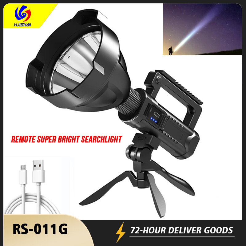 Usb recarregável de alta potência led lanterna poderosa xhp70 tocha lanterna de pesca lâmpada spotlight ultra-iluminação de longa distância