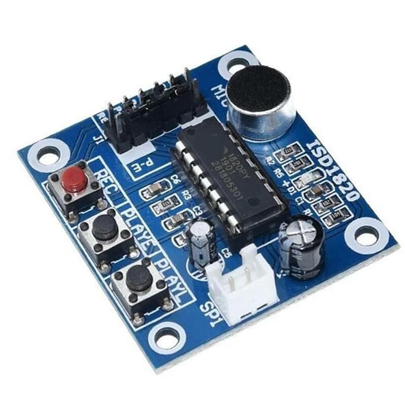1Pack For ISD1820 Recording Module Voice Module The Voice Board Telediphone Module Board With Microphones Loudspeaker F7S4