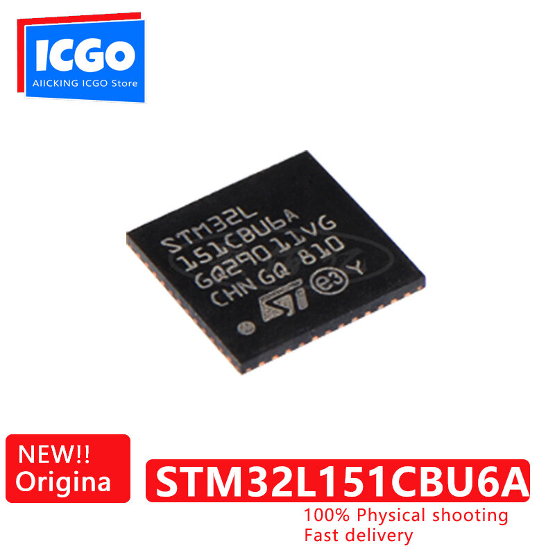 (1 pieza) 100% original STM32L151CBU6A UFQFN48 MCU nuevo