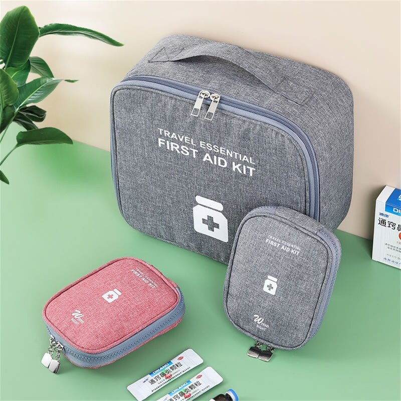 حقيبة تخزين طبية صغيرة محمولة ، طقم الإسعافات الأولية ، منظم بقاء الطوارئ في الهواء الطلق ، حقائب السفر ، التخييم ، 1-7 قطعة