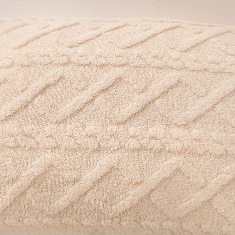 Fundas de almohada gruesas de terciopelo tallado en invierno, fundas de almohada suaves y sólidas de alta calidad para el hogar y el Hotel, 48x74cm