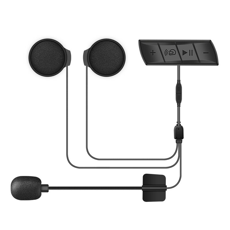 M7 Draadloze Headset Bluetooth 5.0 Helm Headset Stereo Waterdicht Takeaway Headset Automatisch Antwoord Fm Radio