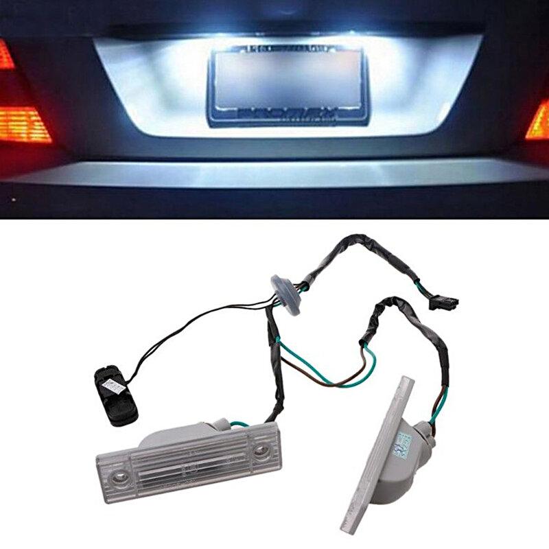 2pcs Trunk for Chevrolet for Cruze 2009-2014 Professional Switch Back License Plate Light Durable Button Lightweight