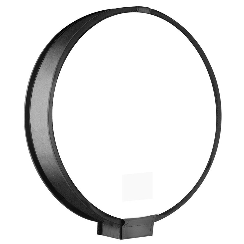 Boîte à lumière portable universelle ronde pour appareil photo, diffuseur de flash sur le dessus, 40cm