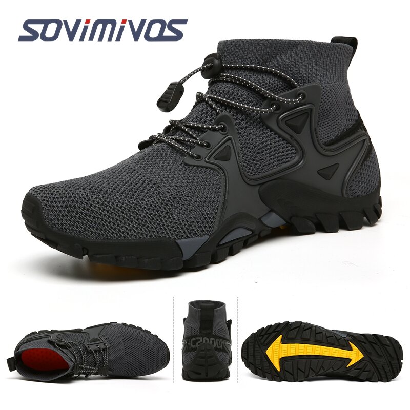 Zapatillas de Trail Runner minimalistas para hombre y mujer, calzado de entrenamiento cruzado para correr, inspirado en Barefoot, caja de punta ancha