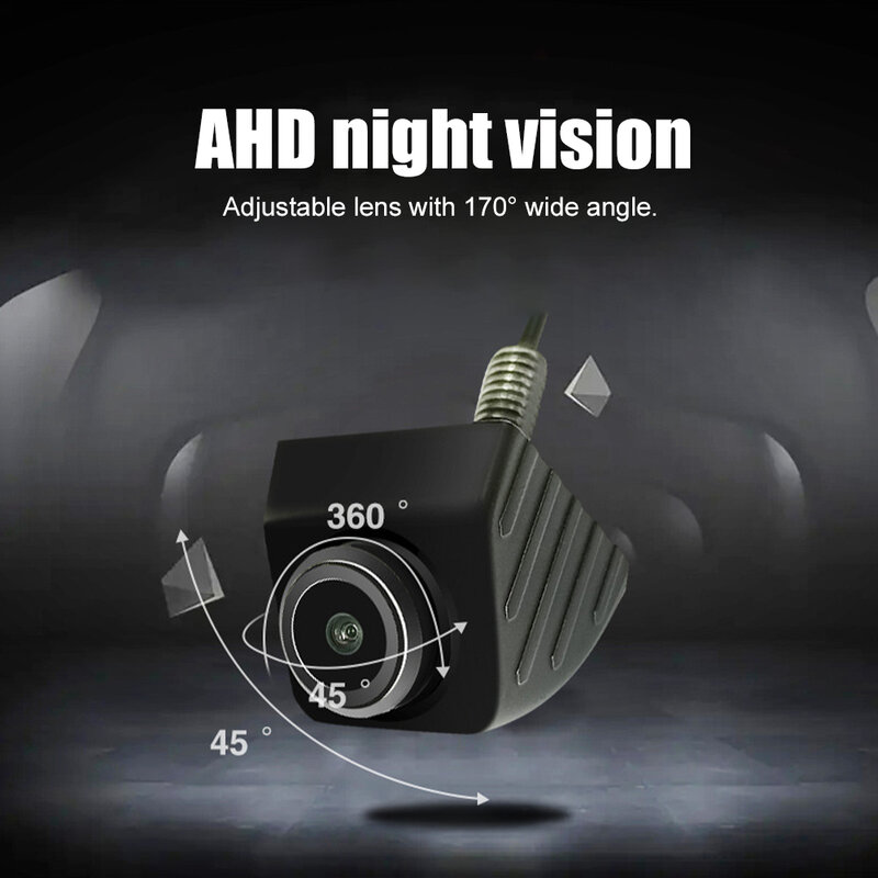 AHD-cámara de visión trasera para coche, Radar de marcha atrás para vehículo, 1920x1080P, gran angular de 170 °, accesorios