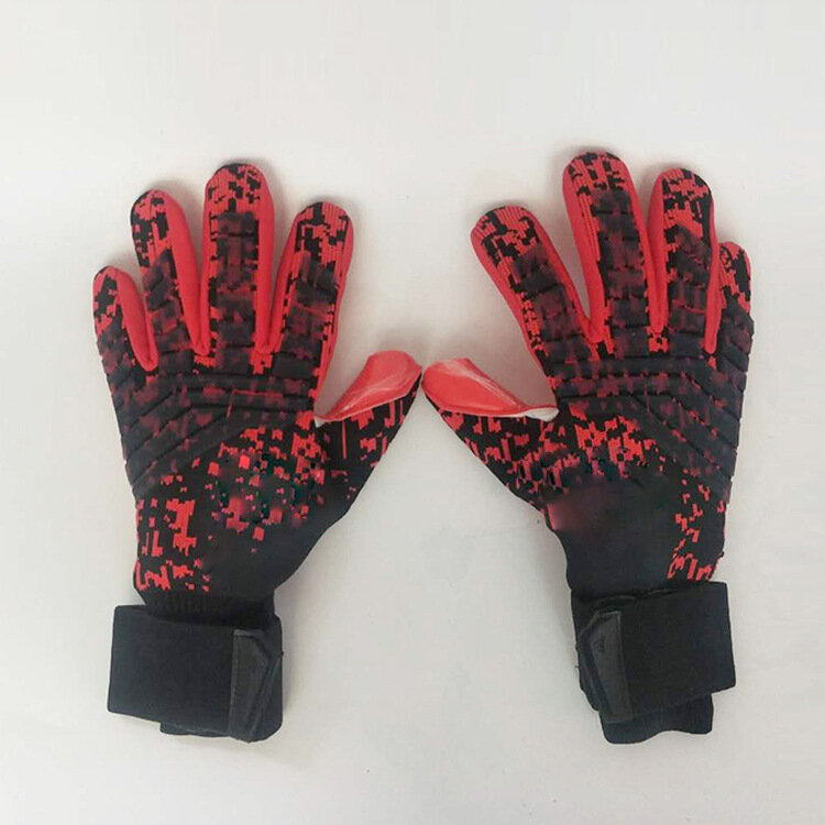Guanti da portiere di calcio protezione per le dita guanti da portiere antiscivolo in lattice spesso guanti da portiere di calcio professionali