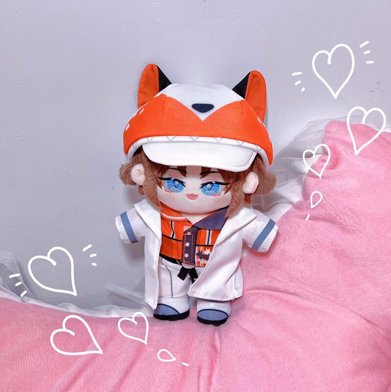 Anime Luxiem Mysta 20cm bambole di peluche giocattolo cambia vestiti Plushie Cosplay a5713 regalo per bambini