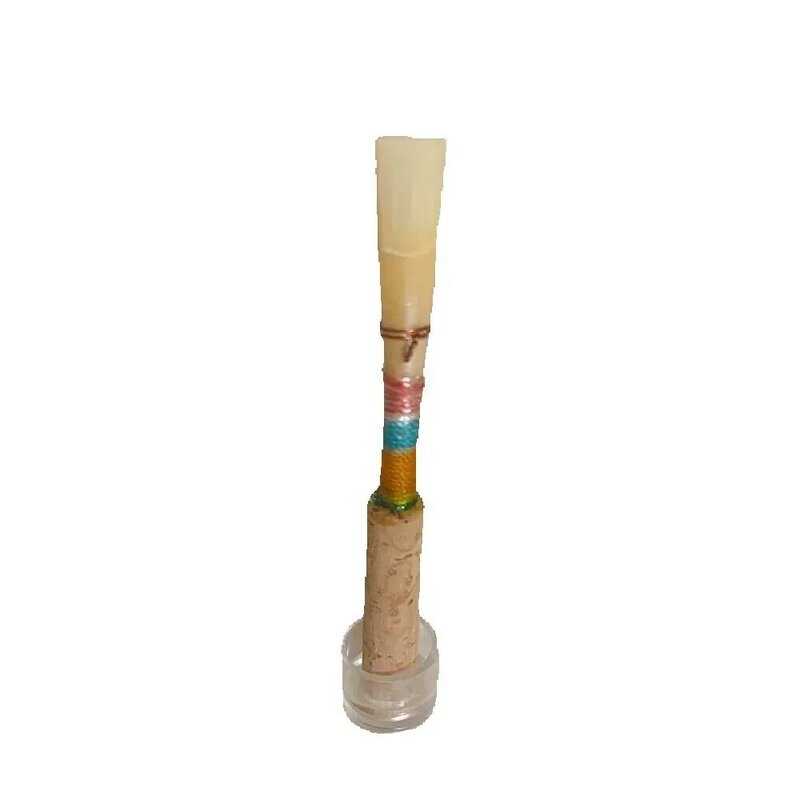 Caña de caña de Oboe hecha a mano, instrumento de viento suave medio, parte y accesorios, caña de alta calidad