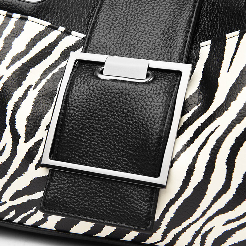 YILIAN Ladies' Bag 2023 New fashion fashion high sense middle-aged soft leather one shoulder oblique handbag