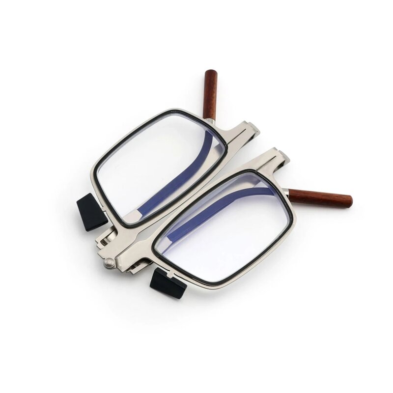 높은 품질 높은 Qulity 전화 홀더 Utra 얇은 슈퍼 라이트 접는 Portabe 남자 presbyopic 독서 안경 + 1.0 ~ + 4.0
