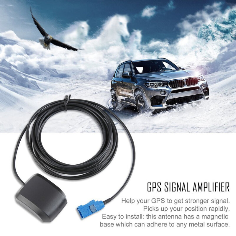 GPS-антенна Fakra MFD2 RNS2 RNS 510 MFD3 RNS-E для VW Skoda для Benz для Audi A3/A4/A6