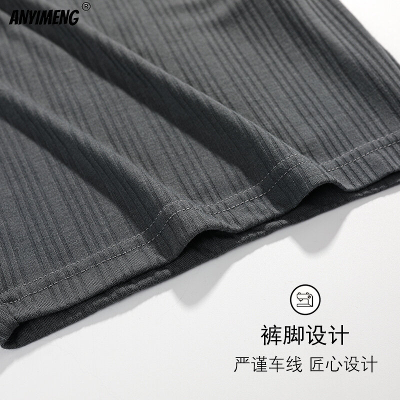 Celana Piyama Pakaian Tidur Pakaian Santai Pria Celana Dalam Ukuran Plus Solid Celana Pendek Bawahan Santai Musim Panas Ukuran Besar 3xl 4xl Boxer Tidur