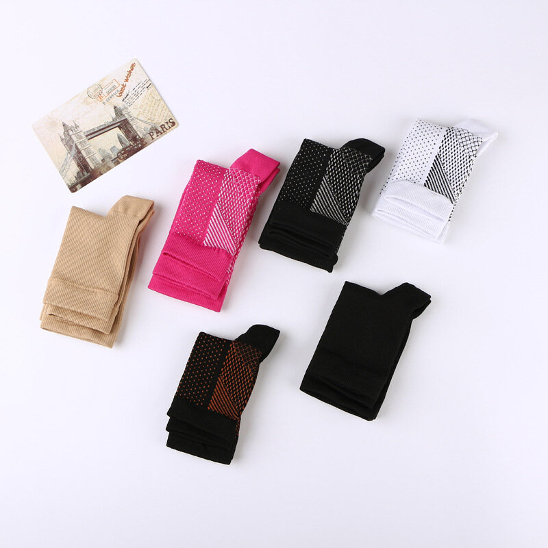 Men Women Foot Circulation Swelling Relief Foot Sleeve Socks Foot Anti Fatigue Compression Varicosity Ankle Support Socks Men