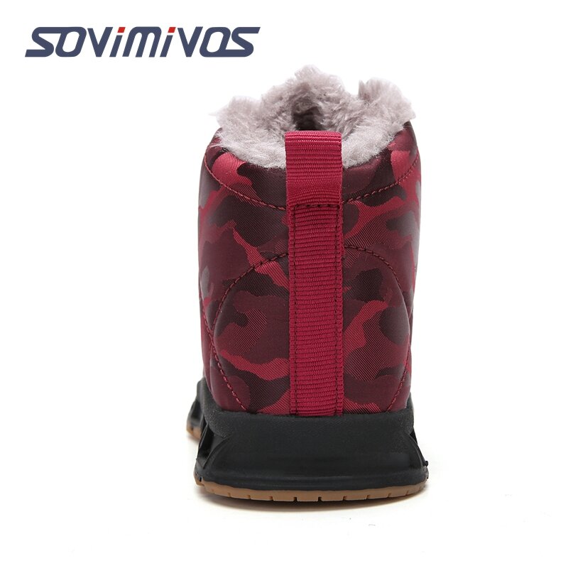 5-12 Winter Warm Fur Snow Boots Children Furry Shoes Boys Girl Non-slip Leather Autumn Waterproof Kids Boots Child Sneaker Furry