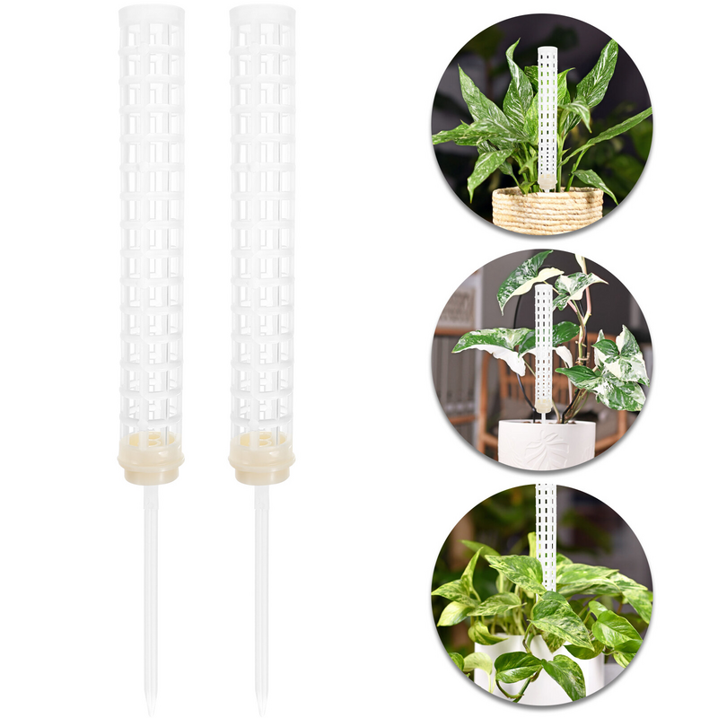 Sphagnum Pillar Moss Pole Plastic Plants Poles Climbing Holder Vine Column Support Out Door Decor Lattice Trailing House