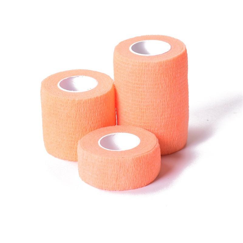 1 sztuk drukowane opatrunki przylepny bandaż elastyczny 4.5m kolorowe sportowe taśma do owijania na palec stawu kolanowego apteczka taśma Pet