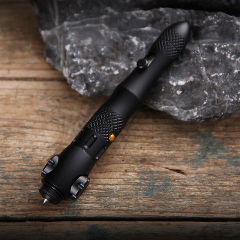 Multi-function Fidget Spinner Self Defense Tactical Pen Flashlight Emergency Glass Breaker Outdoor Survival EDC Tools